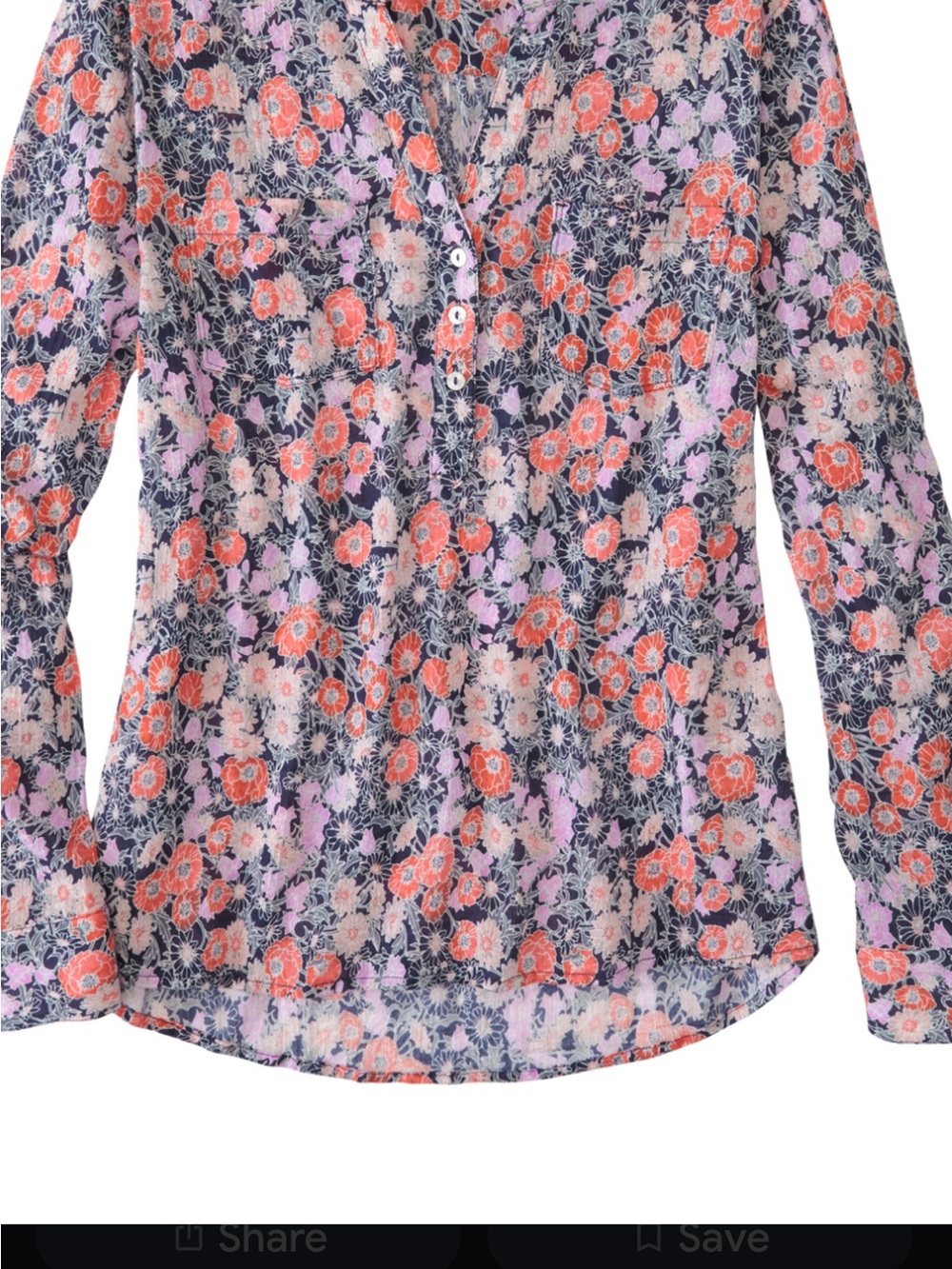 Carve Designs Dylan Gauze shirt (Title Nine) size Large